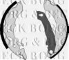 BORG & BECK BBS6036 Brake Shoe Set